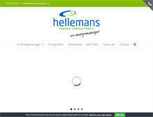 Tablet Screenshot of hellemansconsultancy.nl